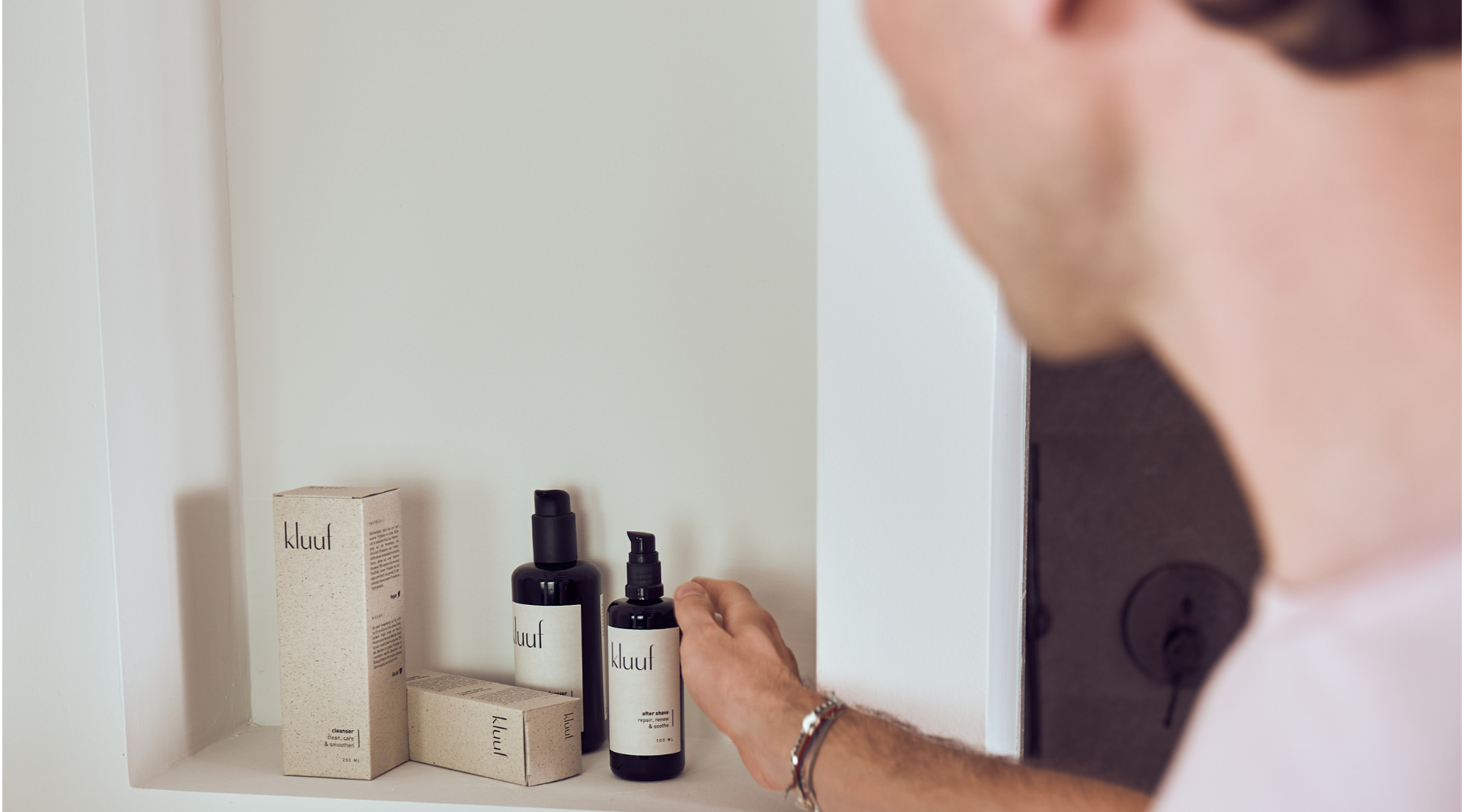Wirksame u. zeitsparende Hautpflege-Routine für Männer